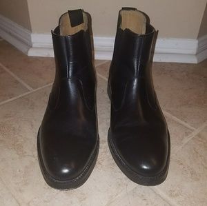 Cole Haan Black Leather Chelsea Boots